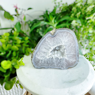 Agate Geode Crystal (Hat Shaped) ★WYSIWYG★