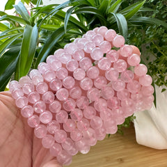 Rose Quartz Beaded Bracelet 8.5MM ★Special★