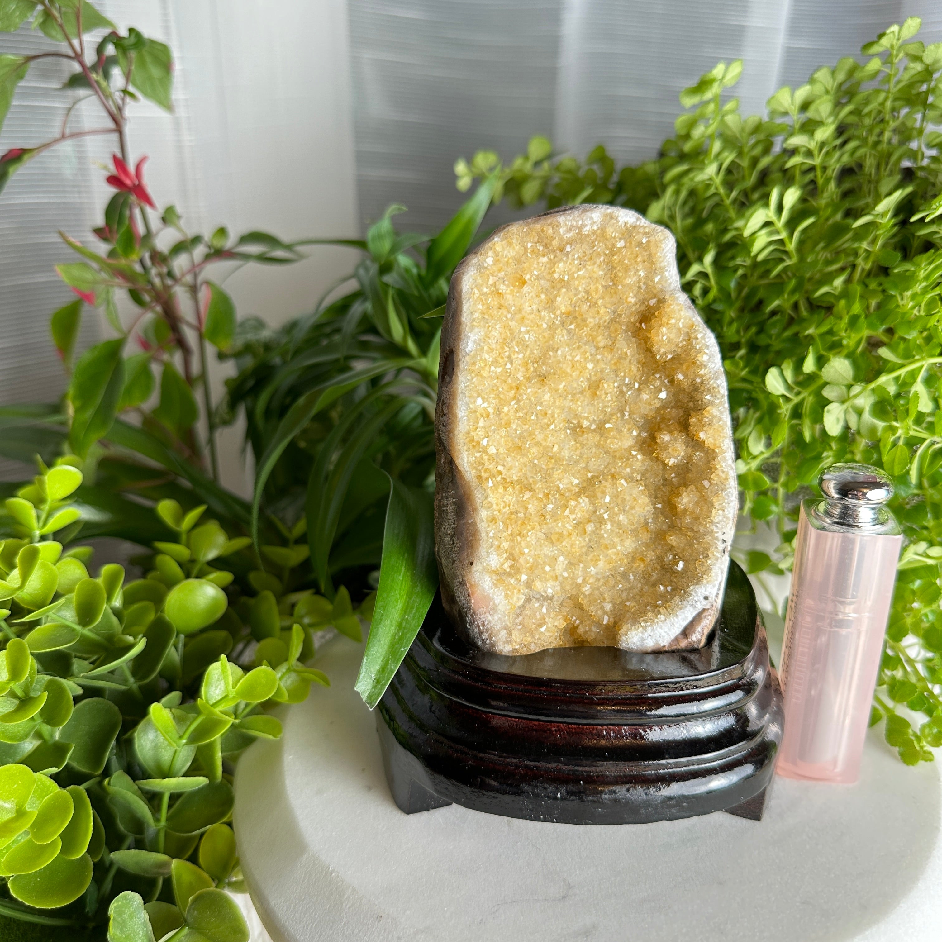 Citrine Geode Stand Up (Stand Included) ★WYSIWYG★