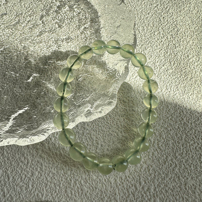 Prehnite (Green) Beaded Bracelet 8.5MM ★WYSIWYG★