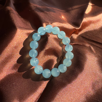 Aquamarine Beaded Bracelet 13MM ★WYSIWYG★