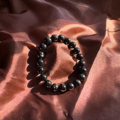 Hypersthene (Golden Luck Stone) Beaded Bracelet 10MM ★WYSIWYG★