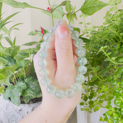 Prehnite (Green) Beaded Bracelet 10 MM ★WYSIWYG★ [Healing]